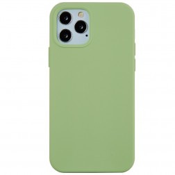 Cieta silikona (TPU) apvalks - zaļš (iPhone 12 Pro Max)