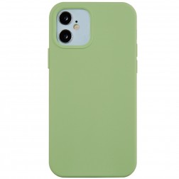 Cieta silikona (TPU) apvalks - zaļš (iPhone 12 Mini)