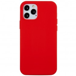Cieta silikona (TPU) apvalks - sarkans (iPhone 12 / 12 Pro)