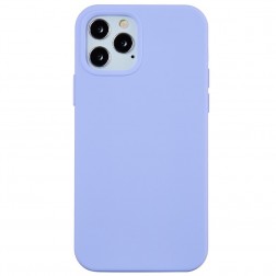 Cieta silikona (TPU) apvalks - violeta (iPhone 12 / 12 Pro)