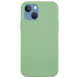 „Shell“ cieta silikona (TPU) apvalks - gaiši zaļš (iPhone 13 Mini)