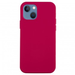 „Shell“ cieta silikona (TPU) apvalks - tumši rozs (iPhone 13 Mini)