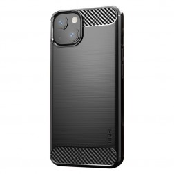 „Mofi“ Carbon cieta silikona (TPU) vāciņš - melns (iPhone 13)