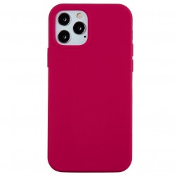 „Shell“ cieta silikona (TPU) apvalks - tumši rozs (iPhone 13 Pro Max)