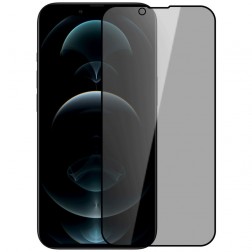 „Nillkin“ Tempered Glass melns ekrāna aizsargstikls 0.26 mm - privāta (iPhone 14 Plus / 13 Pro Max)