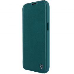 „Nillkin“ Qin Pro atvēramais maciņš - zaļš (iPhone 14)