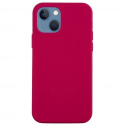 „Shell“ cieta silikona (TPU) apvalks - tumši rozs (iPhone 14 Plus)