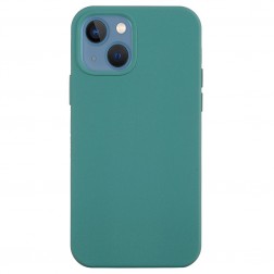 „Shell“ cieta silikona (TPU) apvalks - tumši zaļš (iPhone 14 Plus)