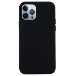 „Shell“ cieta silikona (TPU) apvalks - melns (iPhone 14 Pro Max)
