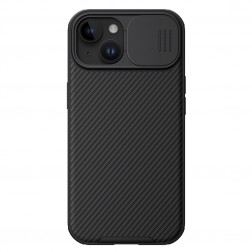 „Nillkin“ CamShield Pro Magnetic apvalks - melns (iPhone 15)