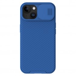 „Nillkin“ CamShield Pro Magnetic apvalks - zils (iPhone 15)