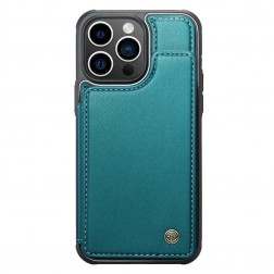 „CaseMe“ Wallet apvalks - zaļš (iPhone 15 Pro)