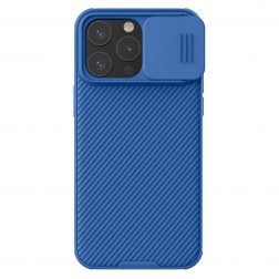 „Nillkin“ CamShield Pro Magnetic apvalks - zils (iPhone 15 Pro Max)