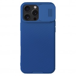"Nillkin" CamShield Pro Magnetic apvalks - zils (iPhone 16 Pro)