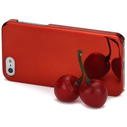 Spogulis apvalks - sarkans (iPhone 5 / 5S / SE 2016)