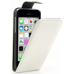 Klasisks atvēramais futrālis - balts (iPhone 5C)