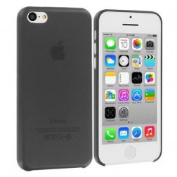 Dzidrs plastmasas apvalks - melns (iPhone 5C)