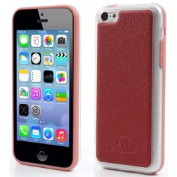 „Kingpad“ Leather apvalks - sarkans (iPhone 5C)