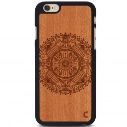„Crafted Cover“ dabīga koka apvalks - Mandala (iPhone 6 / 6s)