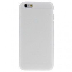 Cieta silikona (TPU) matētsapvalks - balts (iPhone 6 Plus / 6s Plus)