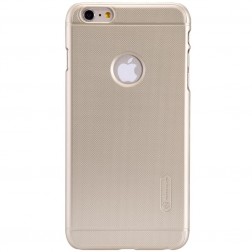 „Nillkin“ Frosted Shield apvalks - zelta + ekrāna aizsargplēve (iPhone 6 Plus / 6s Plus)