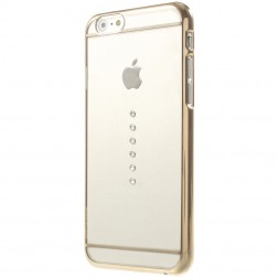 „X-Fitted“ Waterdrop Swarovski apvalks - zelta (iPhone 6 / 6S)