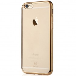 „Baseus“ Shining apvalks - dzidrs, zelta (iPhone 6 / 6S)