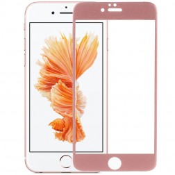„Devia“ Tempered Glass ekrāna aizsargstikls 0.33 mm - rozs + aizsargplēve aizmugurējām vāciņam (iPhone 6 Plus/ 6S Plus)