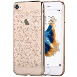 „Devia“ Baroque Swarovski apvalks - zelta (iPhone 7 / 8 / SE 2020 / SE 2022)