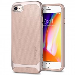 „Spigen“ Neo Hybrid Herringbone apvalks - rozs (iPhone 7 / 8 / SE 2020 / SE 2022)