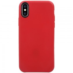 Cieta silikona (TPU) apvalks - sarkans (iPhone X / Xs)