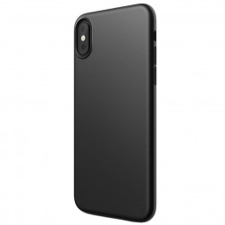 Planākais TPU apvalks - melns (iPhone X / Xs)