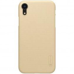 „Nillkin“ Frosted Shield apvalks - zelta (iPhone Xr)