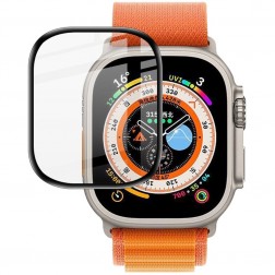 "IMAK" PMMA ekrāna aizsargstikls (plēve) - melns (Apple Watch Ultra / Ultra 2)