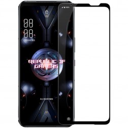 „Nillkin“ CP+ Pro 9H Tempered Glass ekrāna aizsargstikls 0.33 mm - melns (Rog Phone 5)