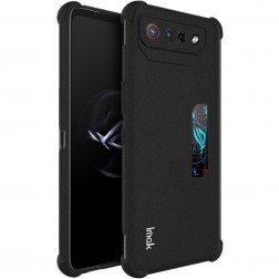 „Imak“ pastiprinātas aizsardzības cieta silikona (TPU) apvalks - melns (Rog Phone 7 Pro / 7 Ultimate)