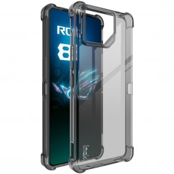 „Imak“ pastiprinātas aizsardzības cieta silikona (TPU) vāciņš - pelēks (Rog Phone 8 / 8 Pro)