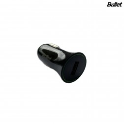 „Bullet“ autolādētājs - melns (2.4A)