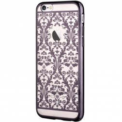 „Devia“ Baroque Swarovski apvalks - melns (iPhone 6 / 6S)