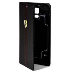 „Ferrari“ Formula 1 atvērams maciņš - melns (Galaxy S5 / S5 Neo)