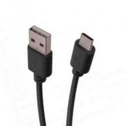 „Forever“ USB Type-C vads - melns (1 m.)