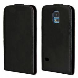 Vertikāli atvēramais futrālis - melns (Galaxy S5 / S5 Neo)