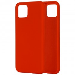 „Shell“ cieta silikona (TPU) apvalks - sarkans (Pixel 4)