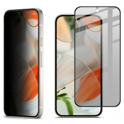 "IMAK" Tempered Glass melns ekrāna aizsargstikls - privāta (Pixel 9 / 9 Pro)
