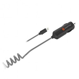 „Griffin“ PowerJolt SE autolādētājs ar lightning USB vadu - melns (2.4 A)