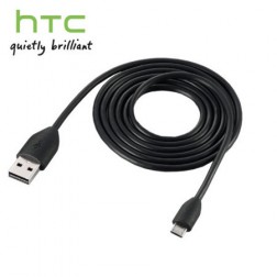„HTC“ micro USB vads - melns (1 m.)