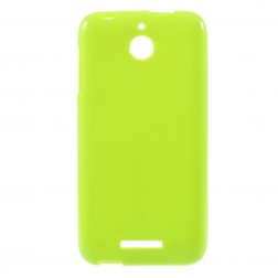 Cieta silikona (TPU) apvalks - zaļš (Desire 510)