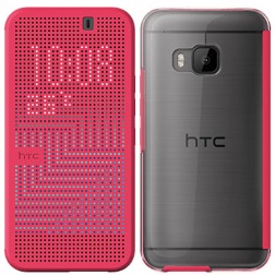 „HTC“ Dot View Ice origināls atvēramais maciņš - rozs (One M9)