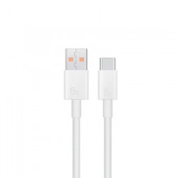 „Huawei“ Super Charge USB Type-C vads - balts (1 m. / 6A)