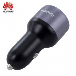 „Huawei“ Fast Charging Dual-Port autolādētājs - sudrabs + Type-C USB vads (9V/2A 5V/1A)